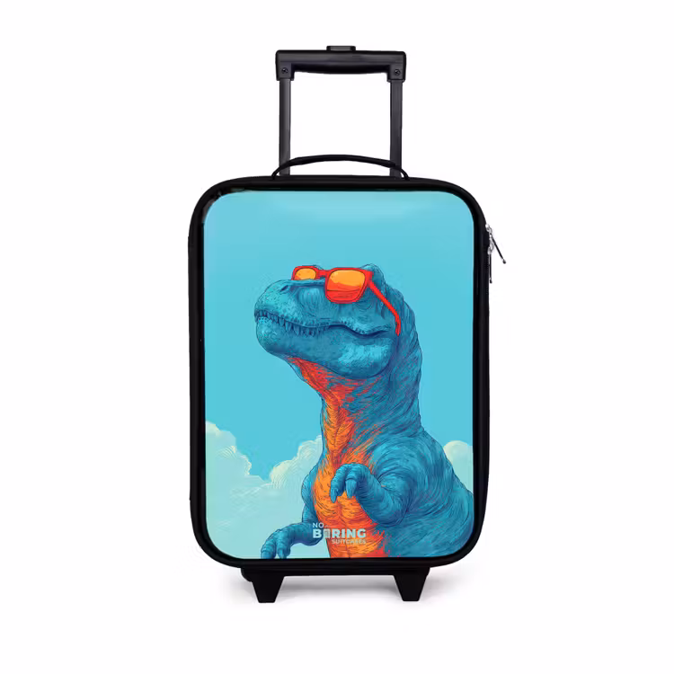 Children's suitcase - Dino with sunglasses — 1
