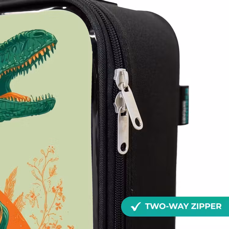Children's suitcase - Green dino among ferns — 5