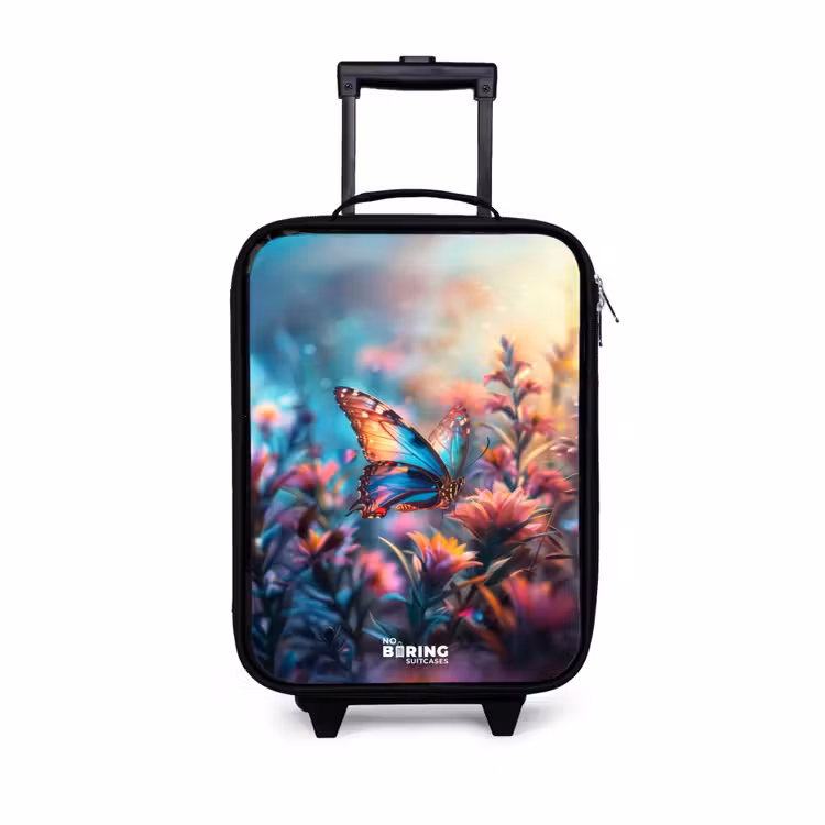 Children's suitcase - Butterfly flowers — 1