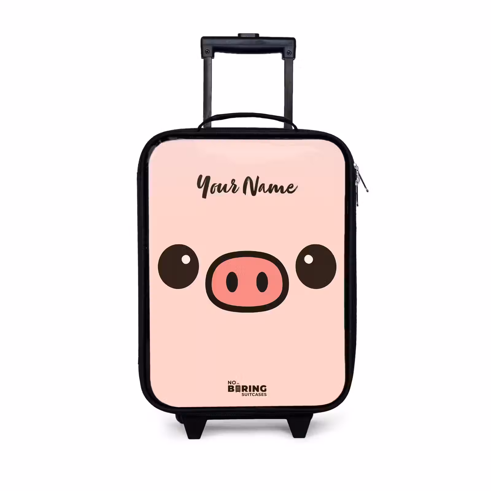 Children's suitcase - Kawai - Pig - Pink — 1