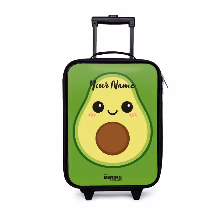 Children's suitcase - Kawai - Avocado - Green — 1