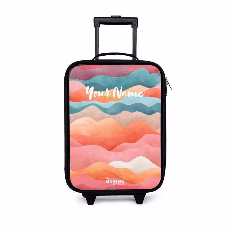 Children's suitcase - Abstract waves — 1