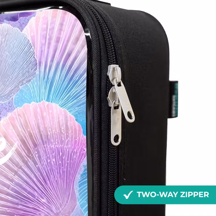 Children's suitcase - Colored shells on a purple background — 5