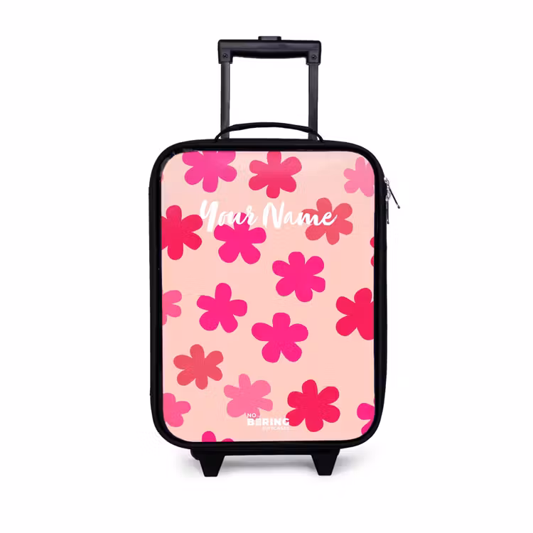 Children's suitcase - Pink flowers — 1