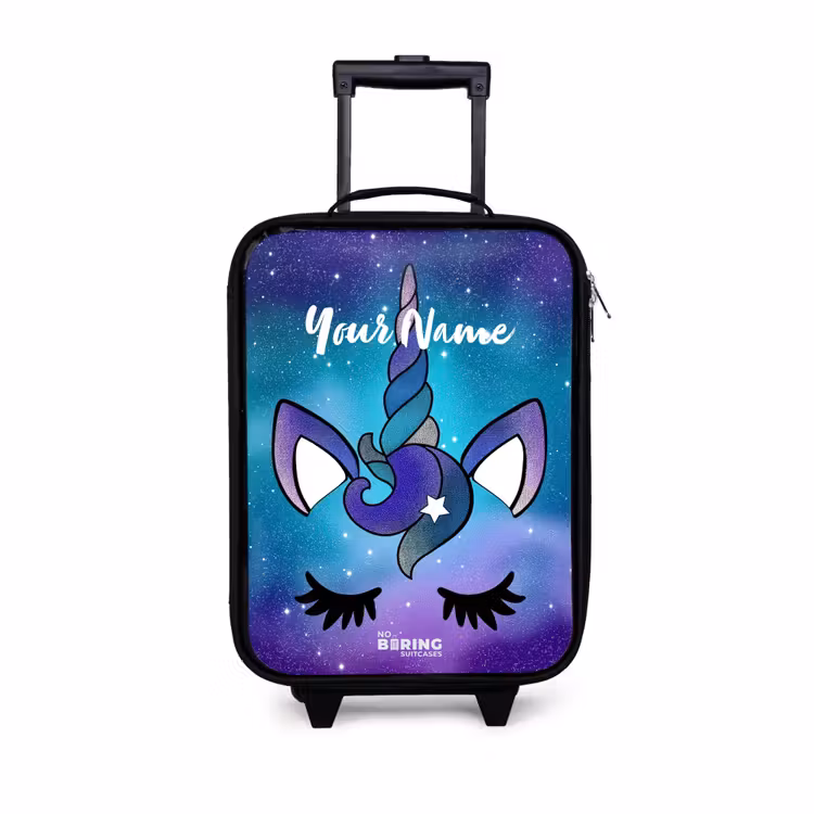 Children's suitcase - Purple unicorn — 1