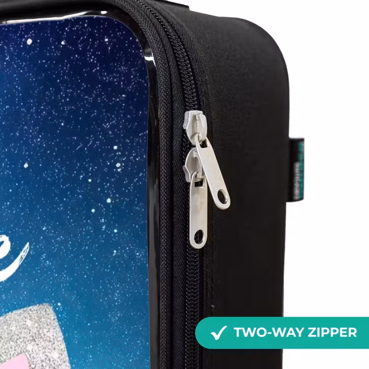Children's suitcase - Unicorn on a starry sky background — 5