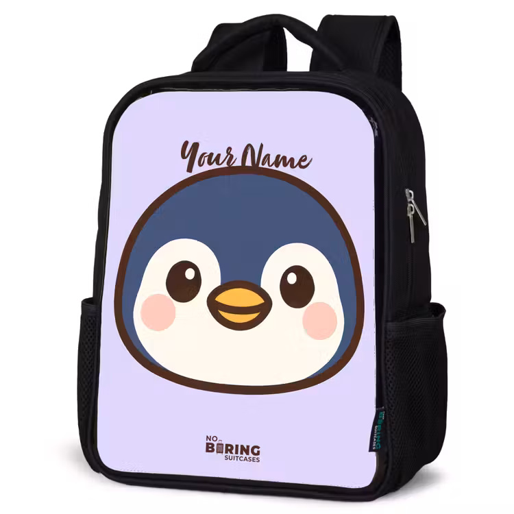 Kids backpack - Black - Penguin — 4