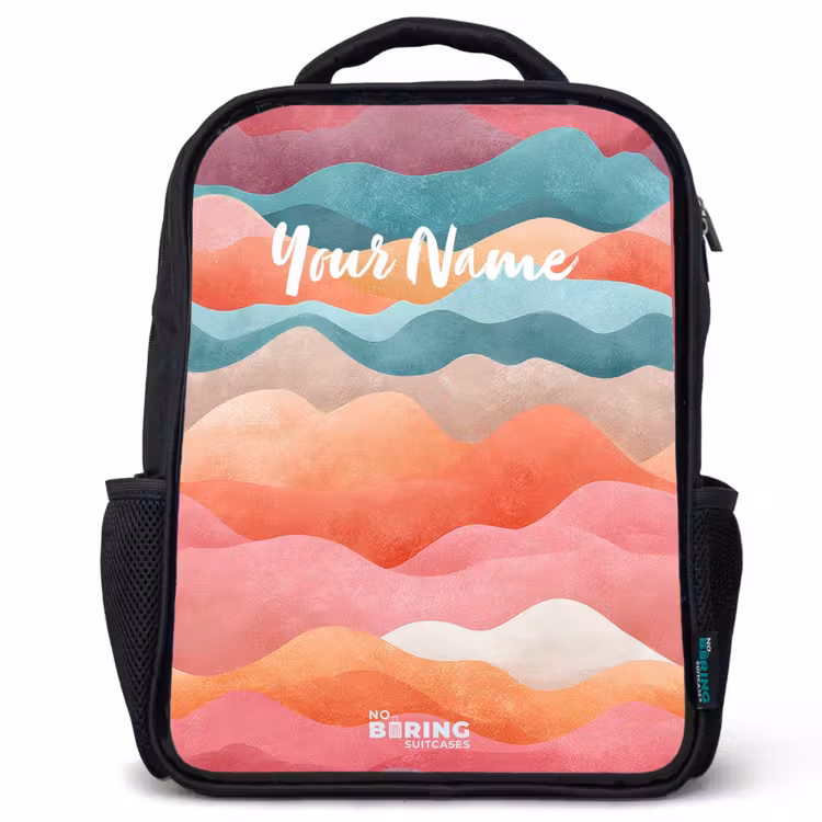 Kids backpack - Abstract waves — 1