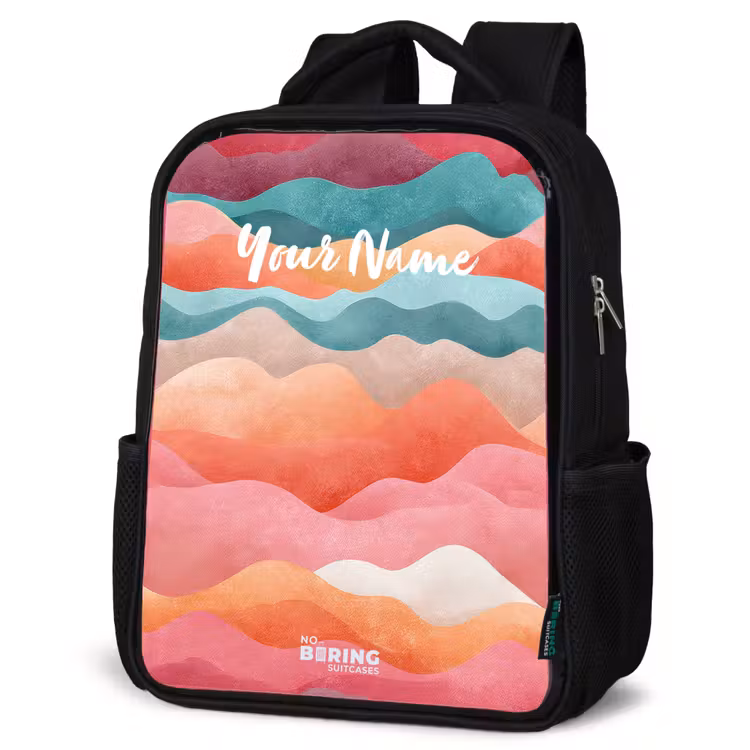Kids backpack - Abstract waves — 4