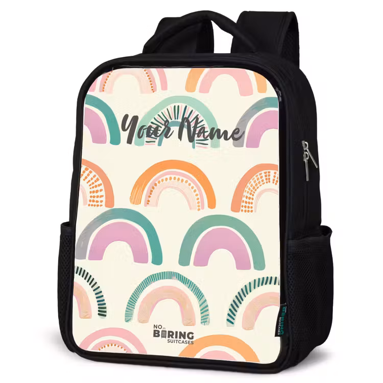 Kids backpack - Black - Rainbows — 4