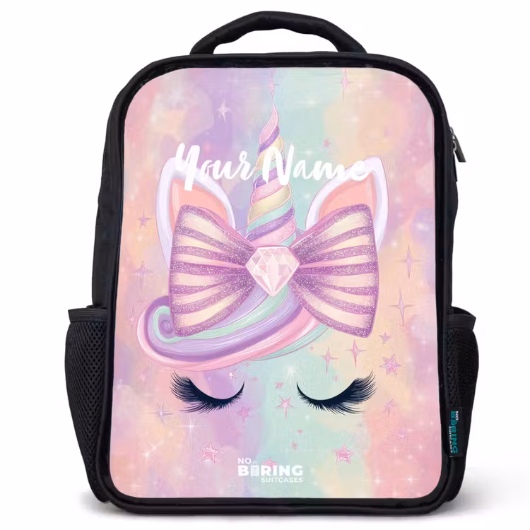 Kids backpack - Black - Unicorn — 1