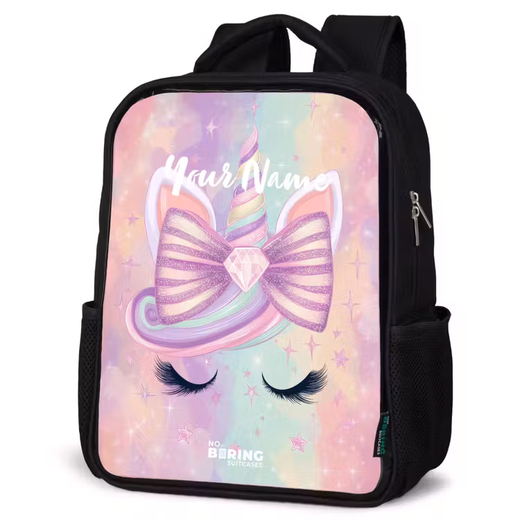 Kids backpack - Black - Unicorn — 4