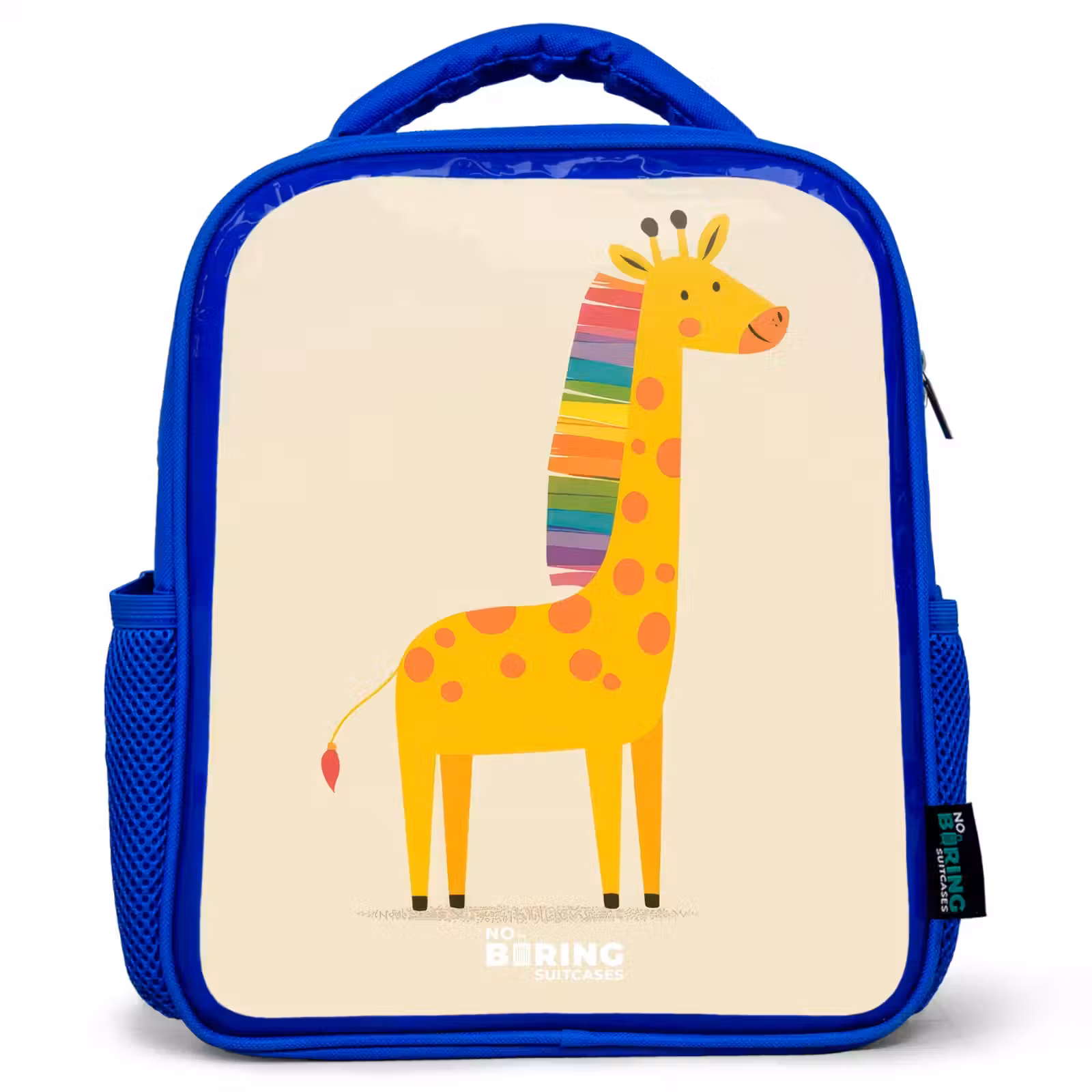 Kids backpack - Blue - Giraffe - Animal - Colorful — 1