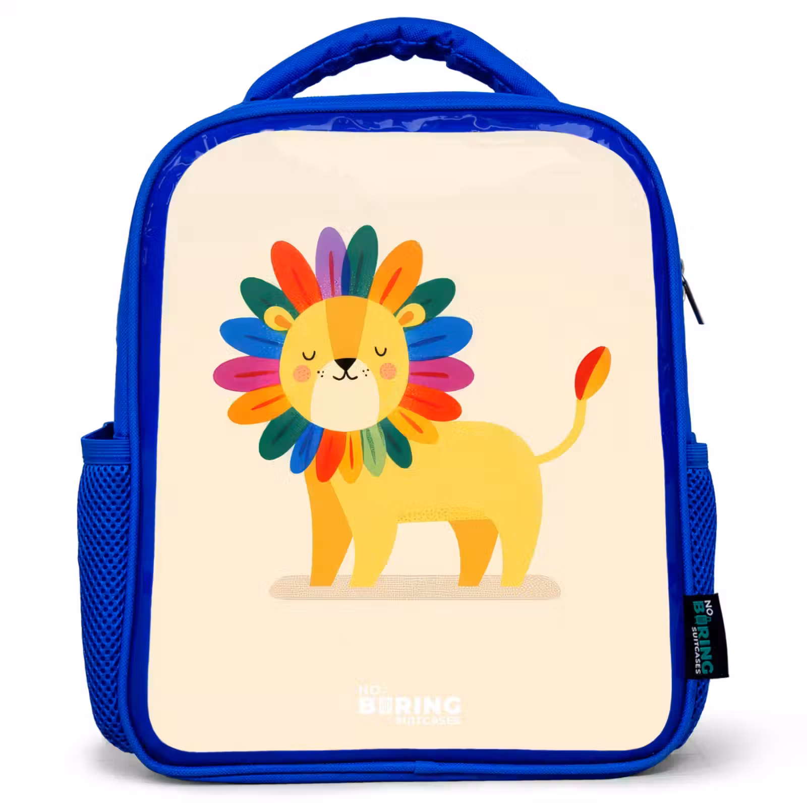 Kids backpack - Blue - Lion - Mane - Colorful — 1