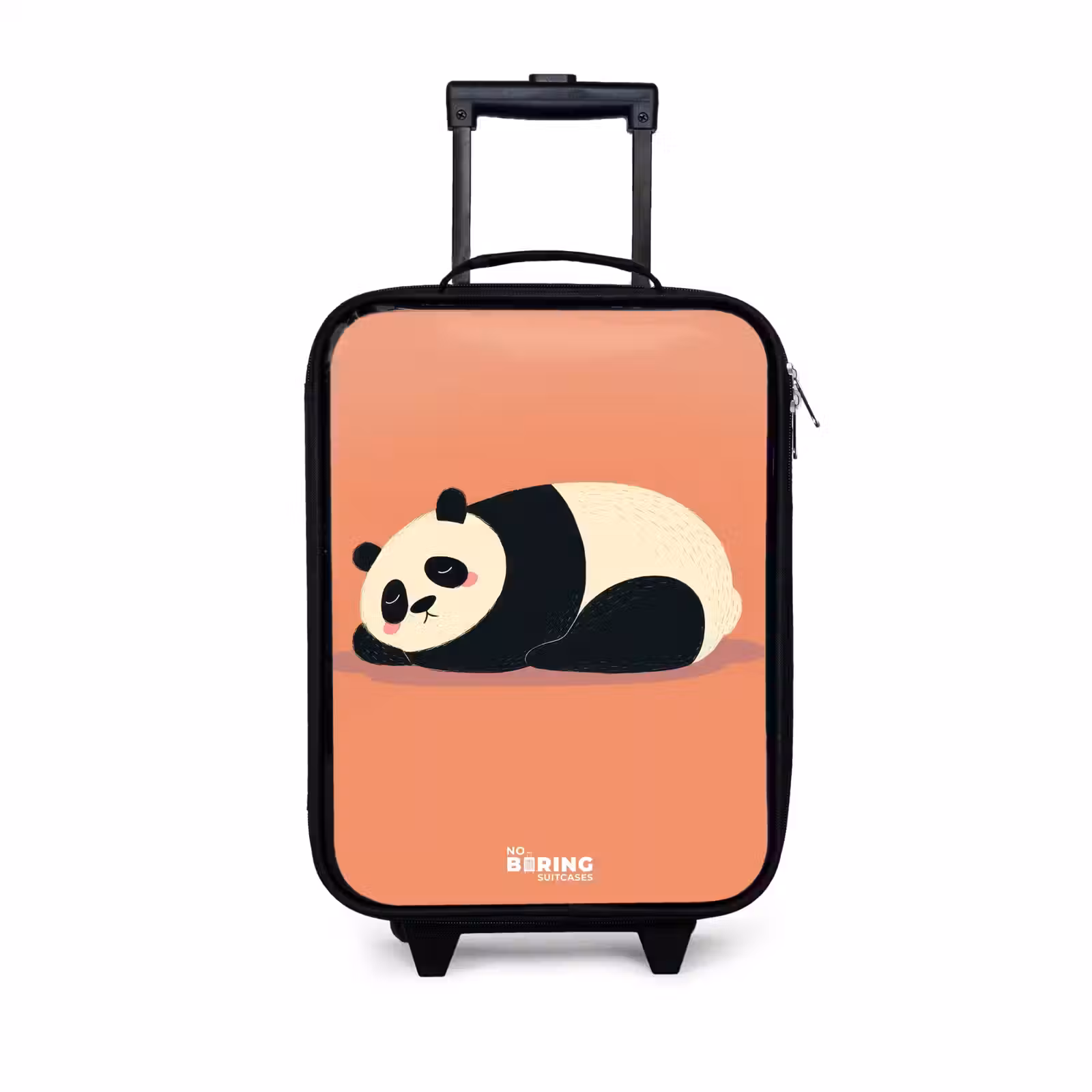 Children's suitcase - Panda - Sleeping - Orange — 1