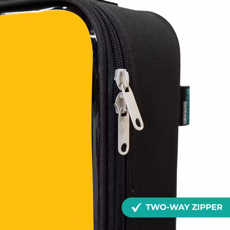 Children's suitcase - Kip - Roller skates - Yellow — 5