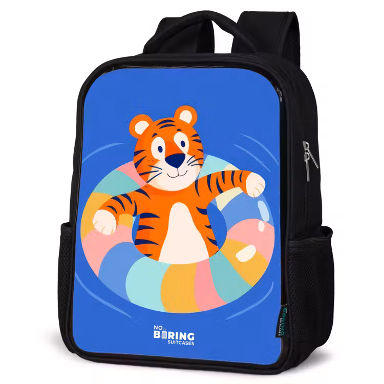 Kids backpack - Black - Tiger - Swimming Band - Water — 4