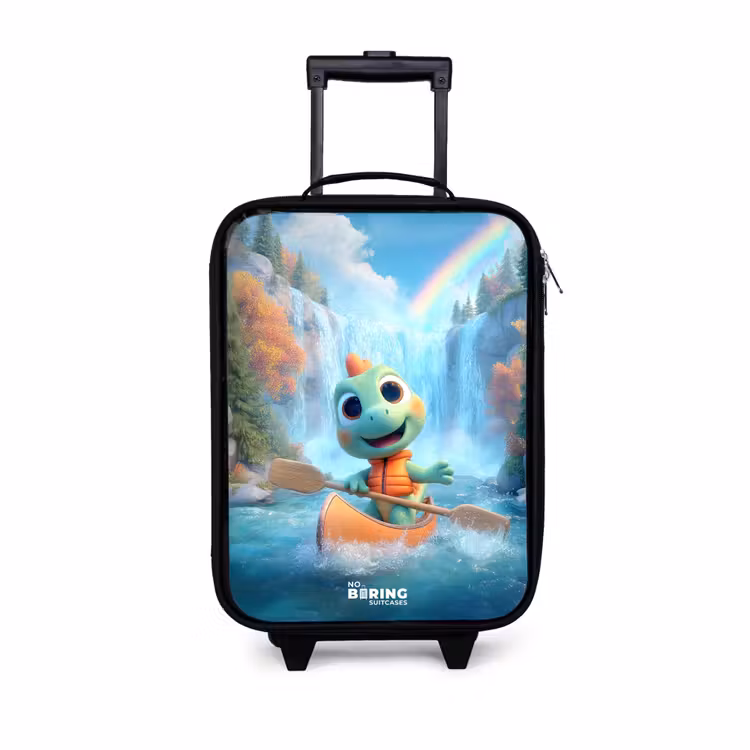 Children's suitcase - Dino - Nature - Waterfall — 1