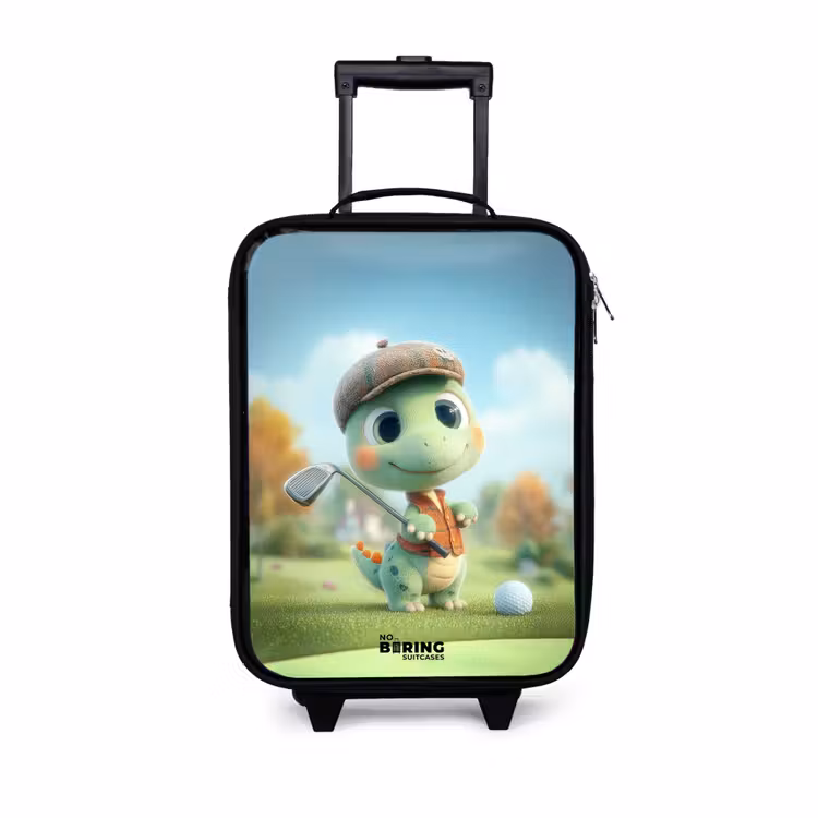 Children's suitcase - Golf - Dino - Green — 1