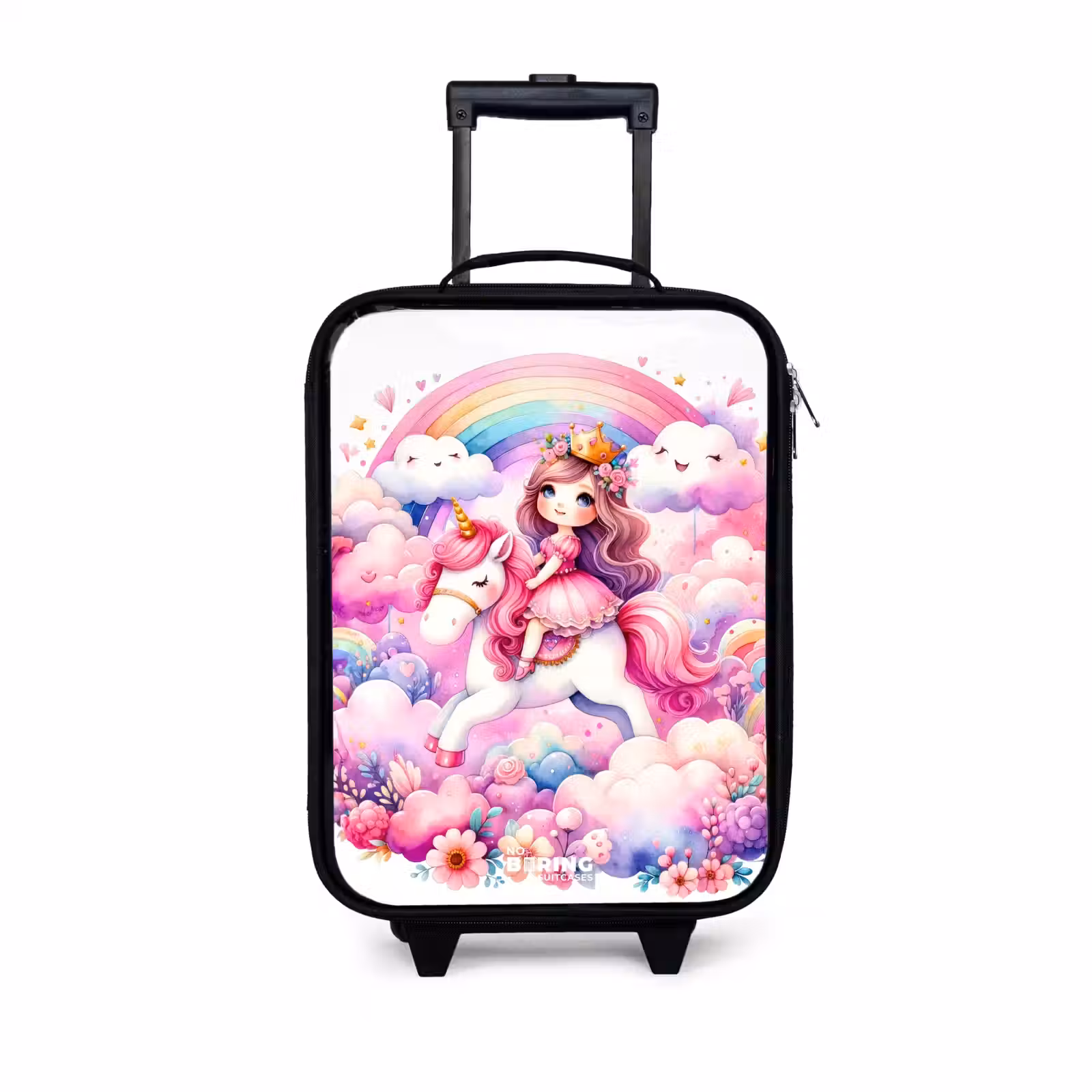 Children's suitcase - Princess on a unicorn by a rainbow — 1