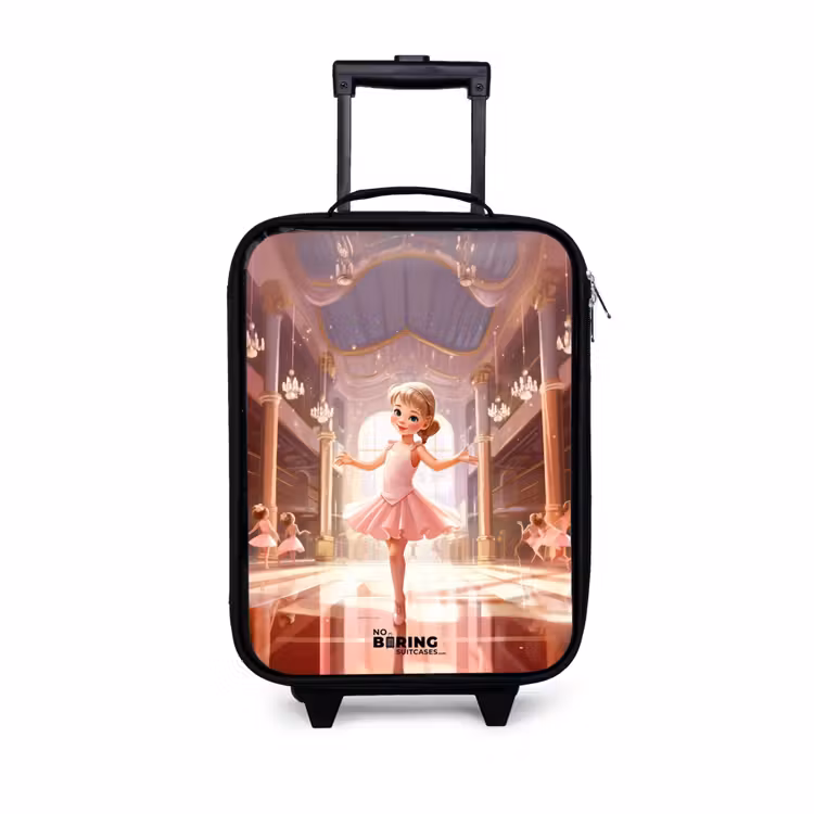 Children's suitcase - Dancing ballerina in a pink tutu — 1
