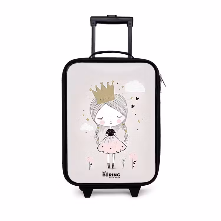 Children's suitcase - Dreamy princess with braided hair — 1
