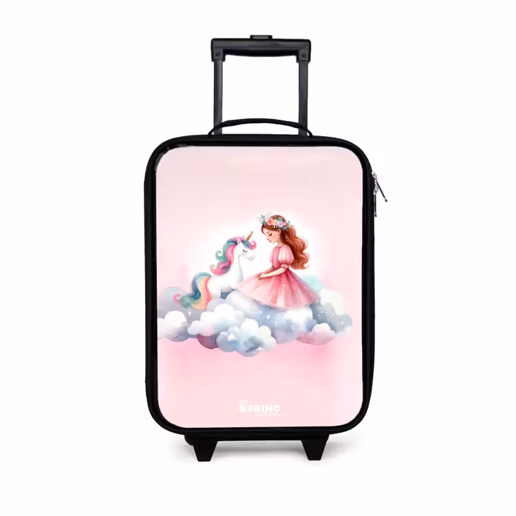Children's suitcase - Princess and unicorn on a cloud — 1