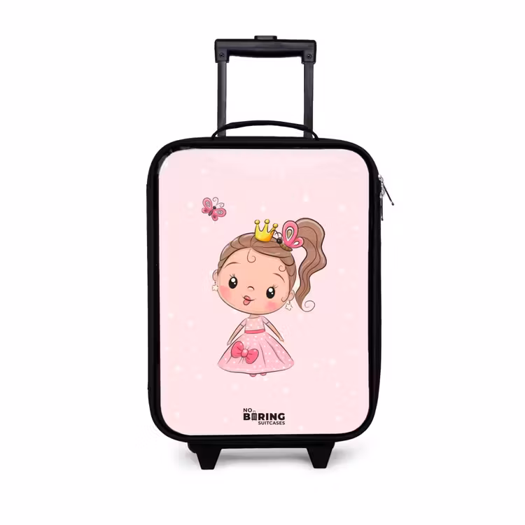 Children's suitcase - Princess with a pink dress — 1