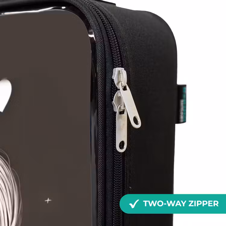 Children's suitcase - Shy princess with flower — 5