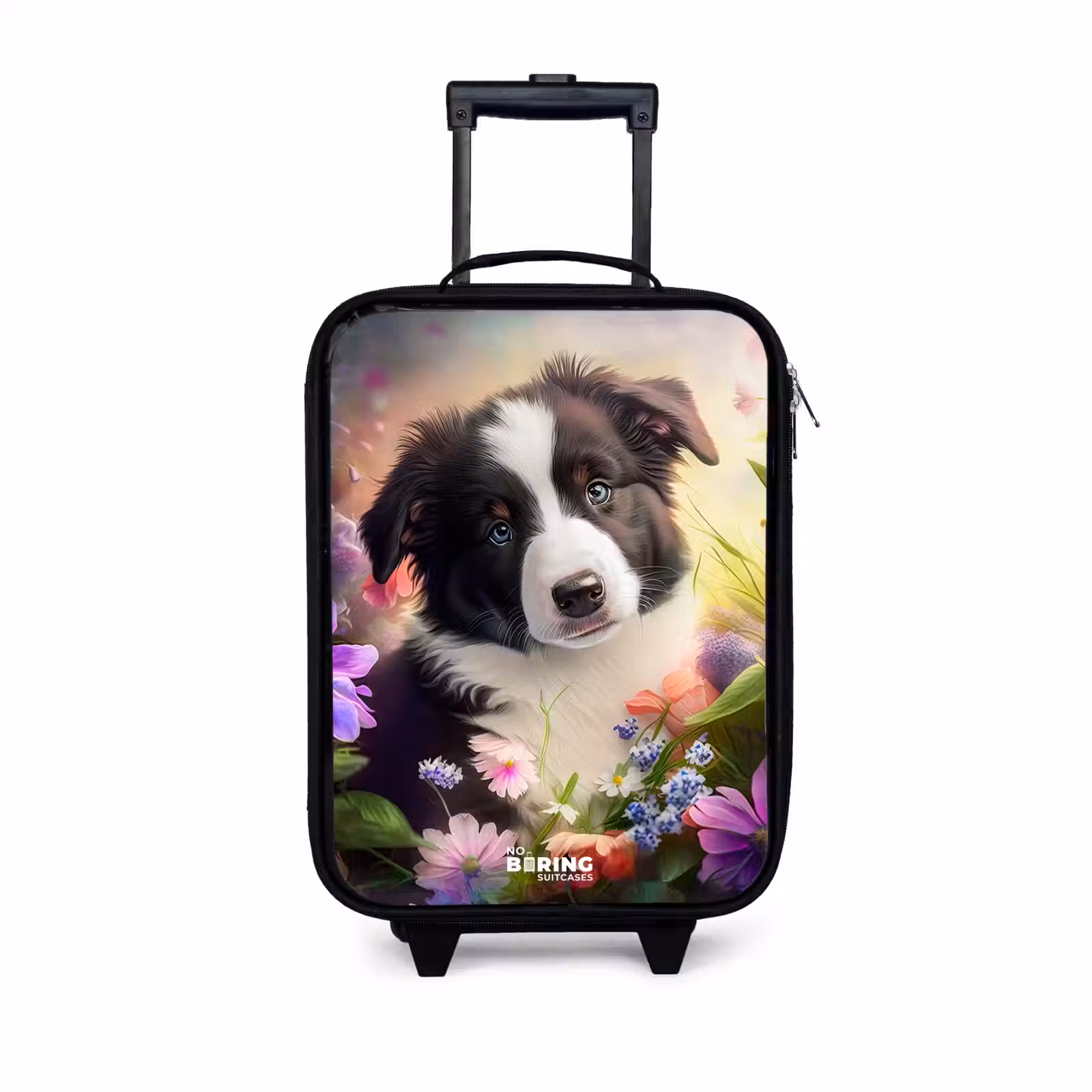 Children's suitcase - Blue-eyed dog in a field — 1