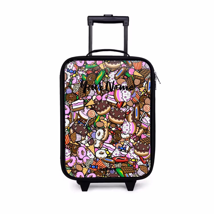 Children's suitcase - Overflowing pattern with treats — 1