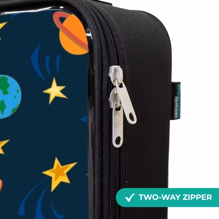 Children's suitcase - Pattern of rockets and planets — 5