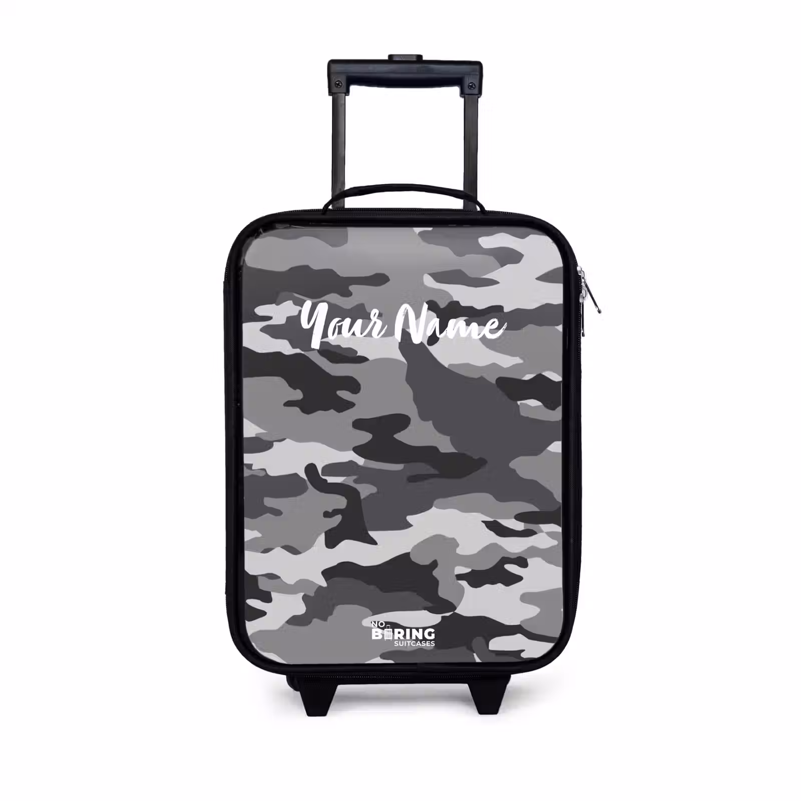 Children's suitcase - Camo Gray — 1