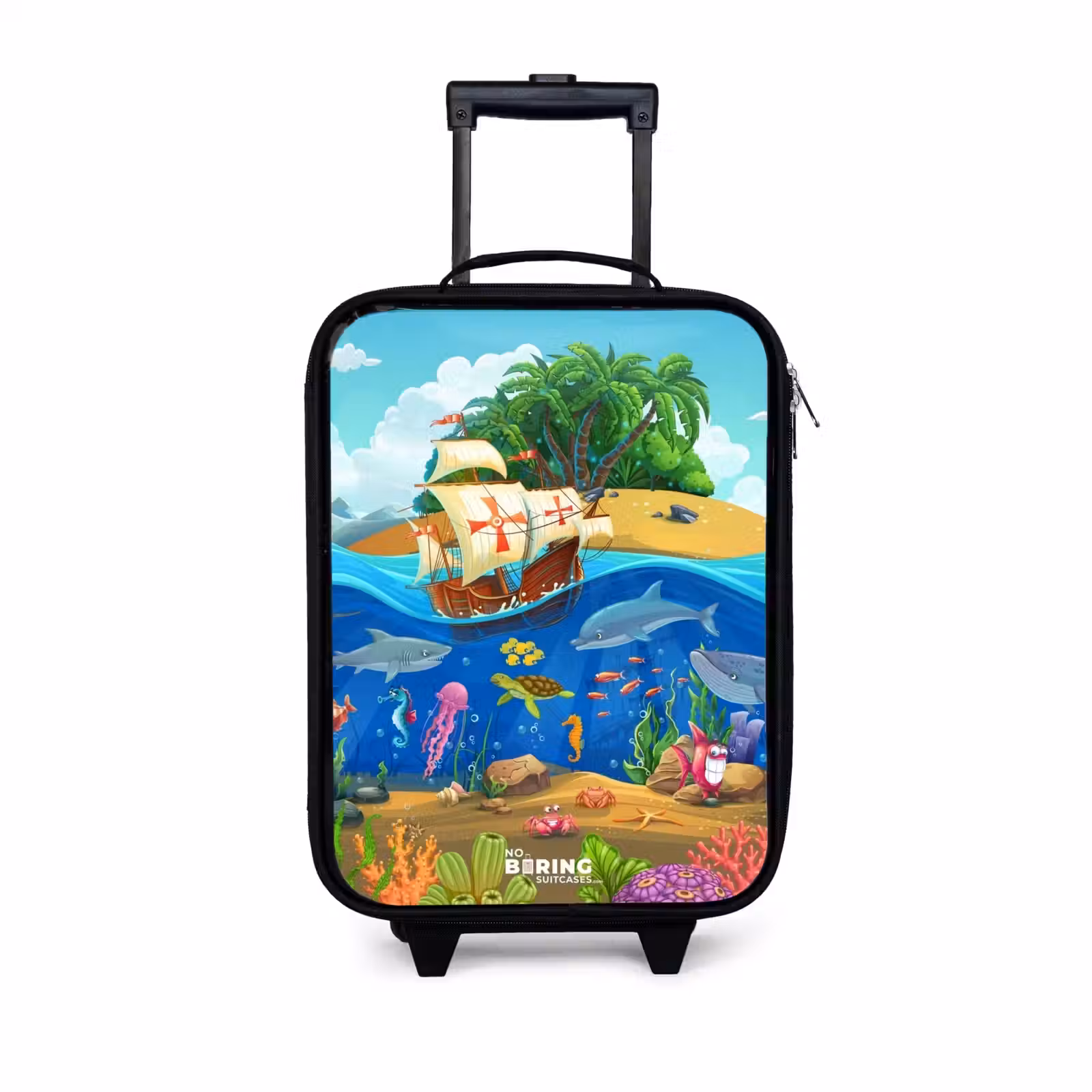 Children's suitcase - Sailing ship on the ocean — 1