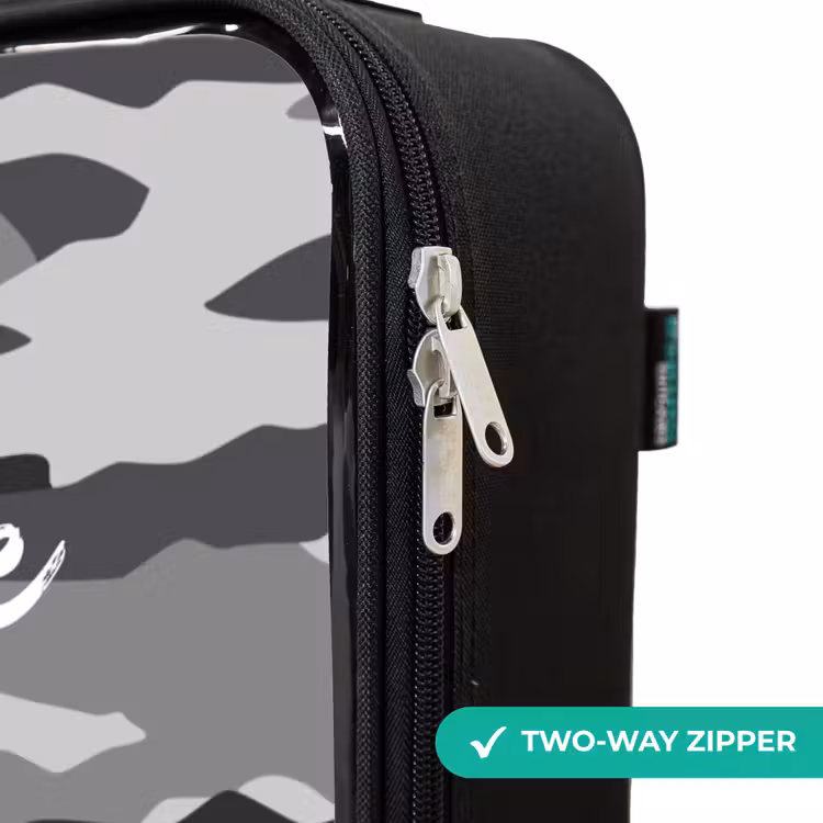 Children's suitcase - Camo Gray — 5