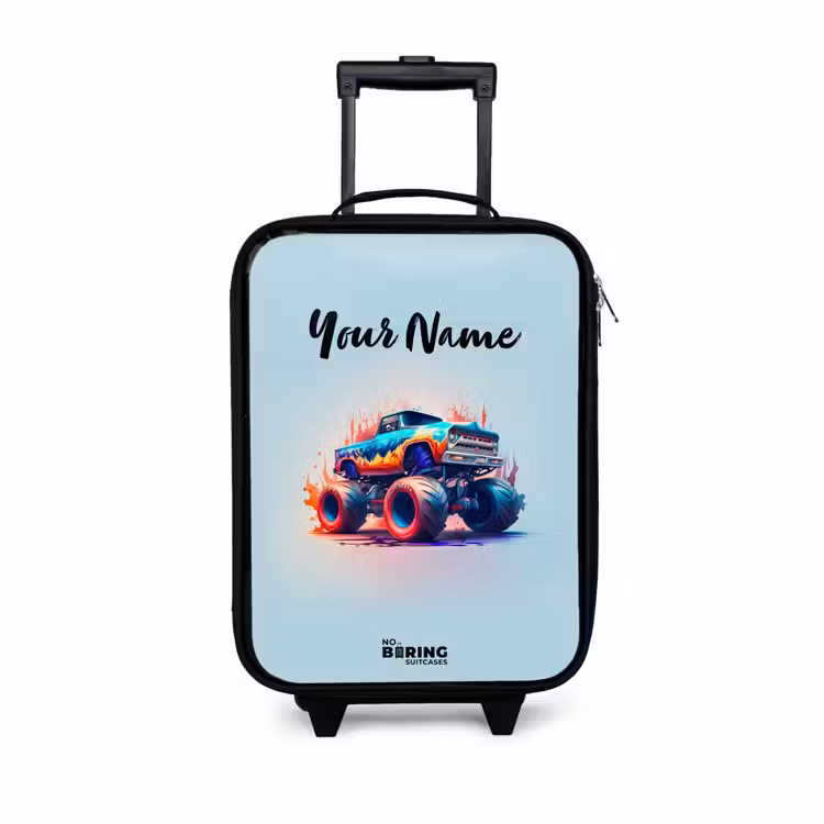 Children's suitcase - Fierce Wheels — 1