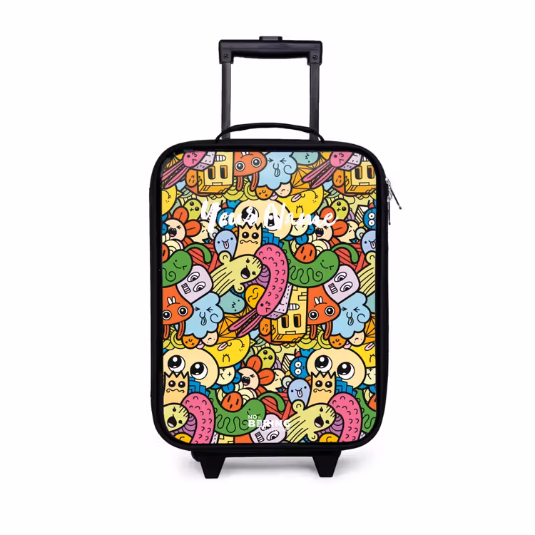 Children's suitcase - Fantasy animals that laugh and are colorful — 1