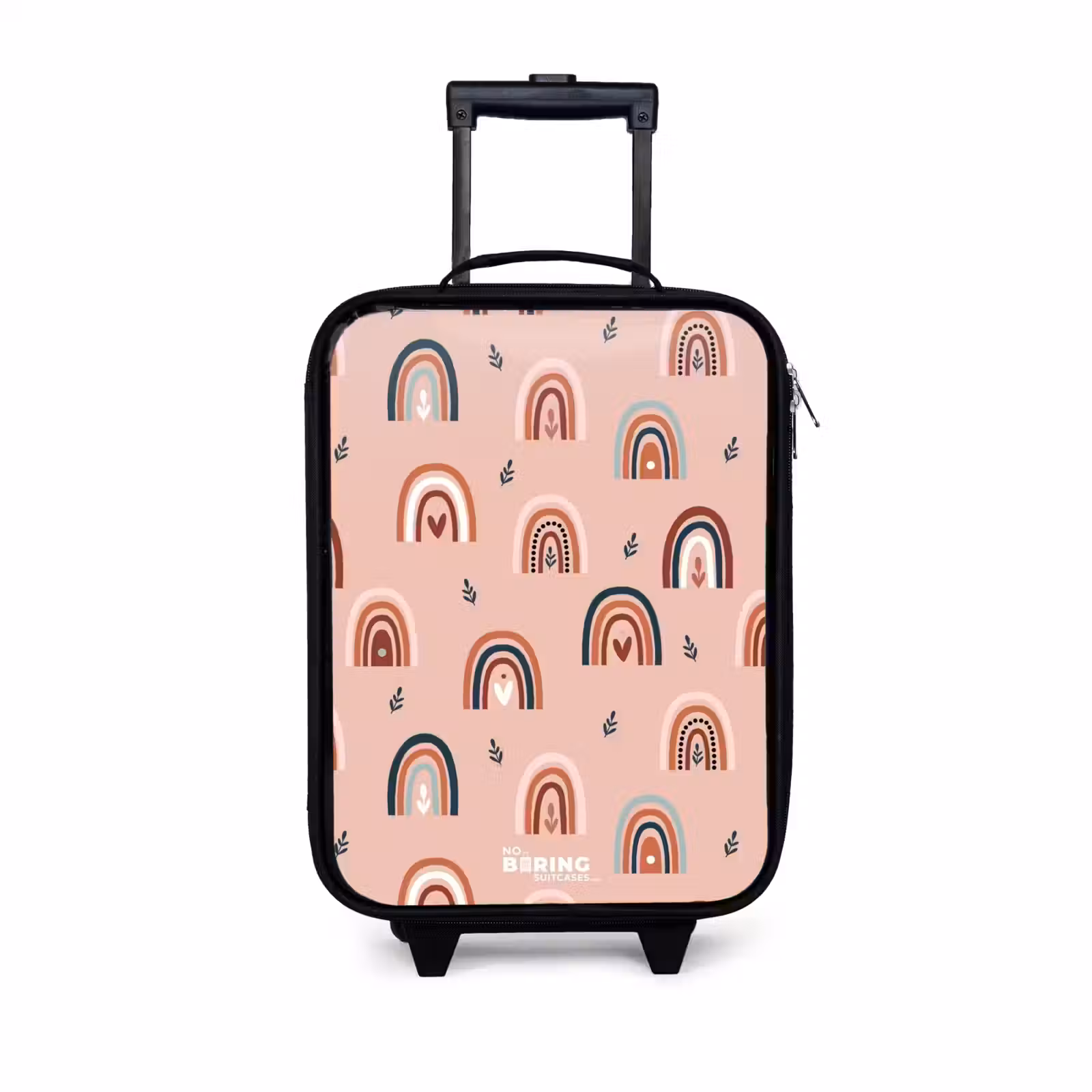 Children's suitcase - Pink rainbows pattern — 1