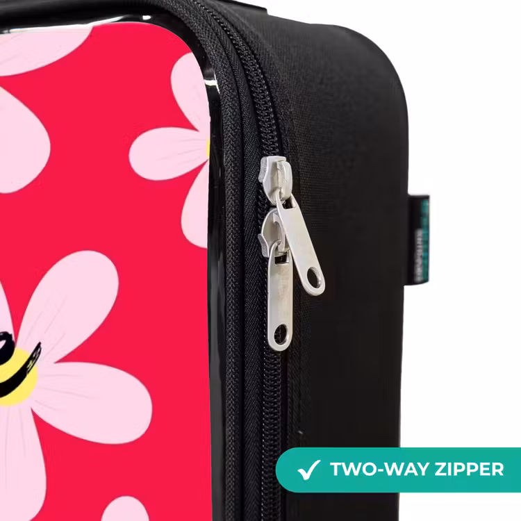 Children's suitcase - Daisy mania hotpink — 5