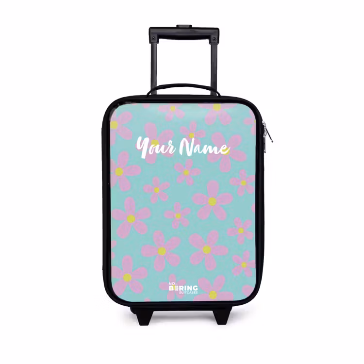Children's suitcase - Daisy mania mint — 1