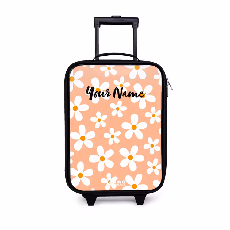 Children's suitcase - Daisy mania peach — 1