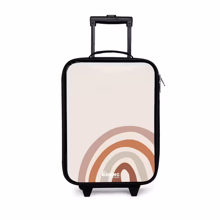 Children's suitcase - Raw rainbow natural — 1