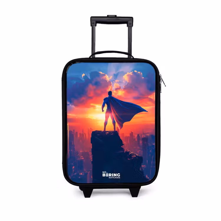 Children's suitcase - Skyscraper superhero — 1