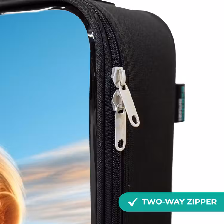 Children's suitcase - Lion out an airplane window with his thumb up — 5