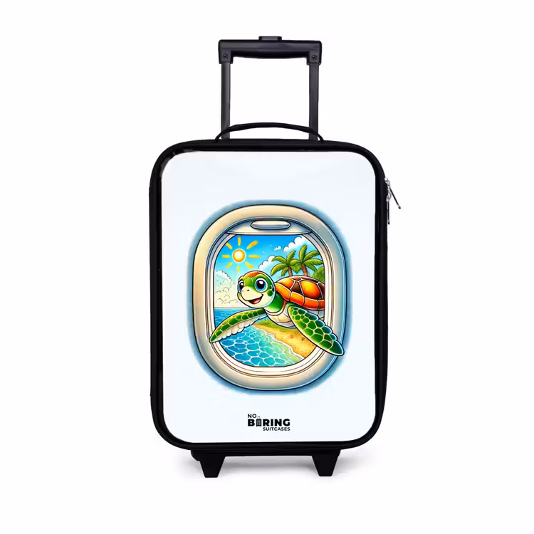 Children's suitcase - Turtle at a tropical beach — 1