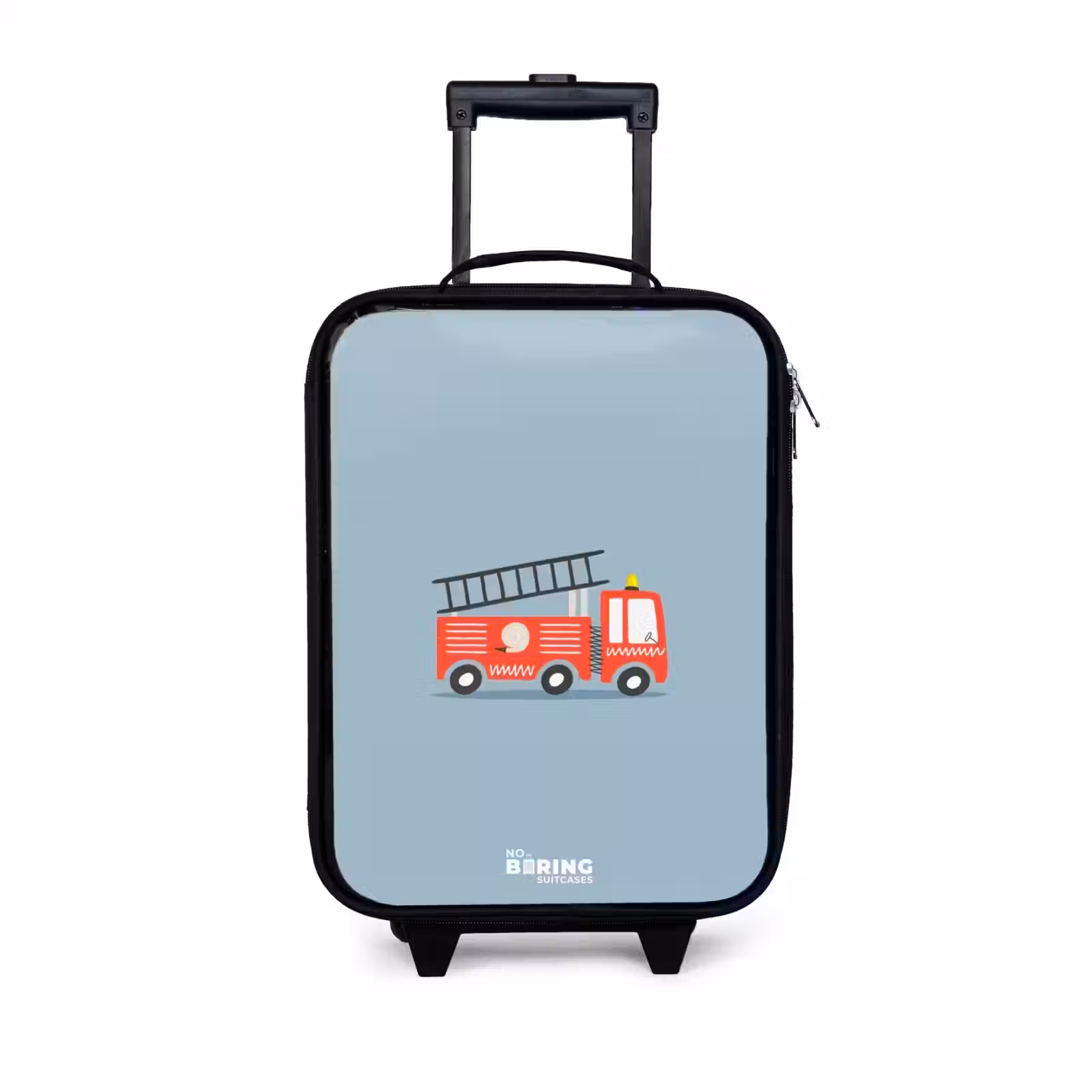 Children's suitcase - Fire engine blue background — 1