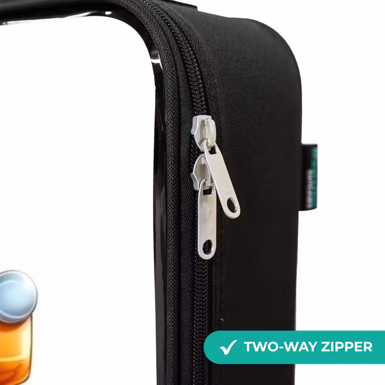 Children's suitcase - Orange monster truck smiling — 5