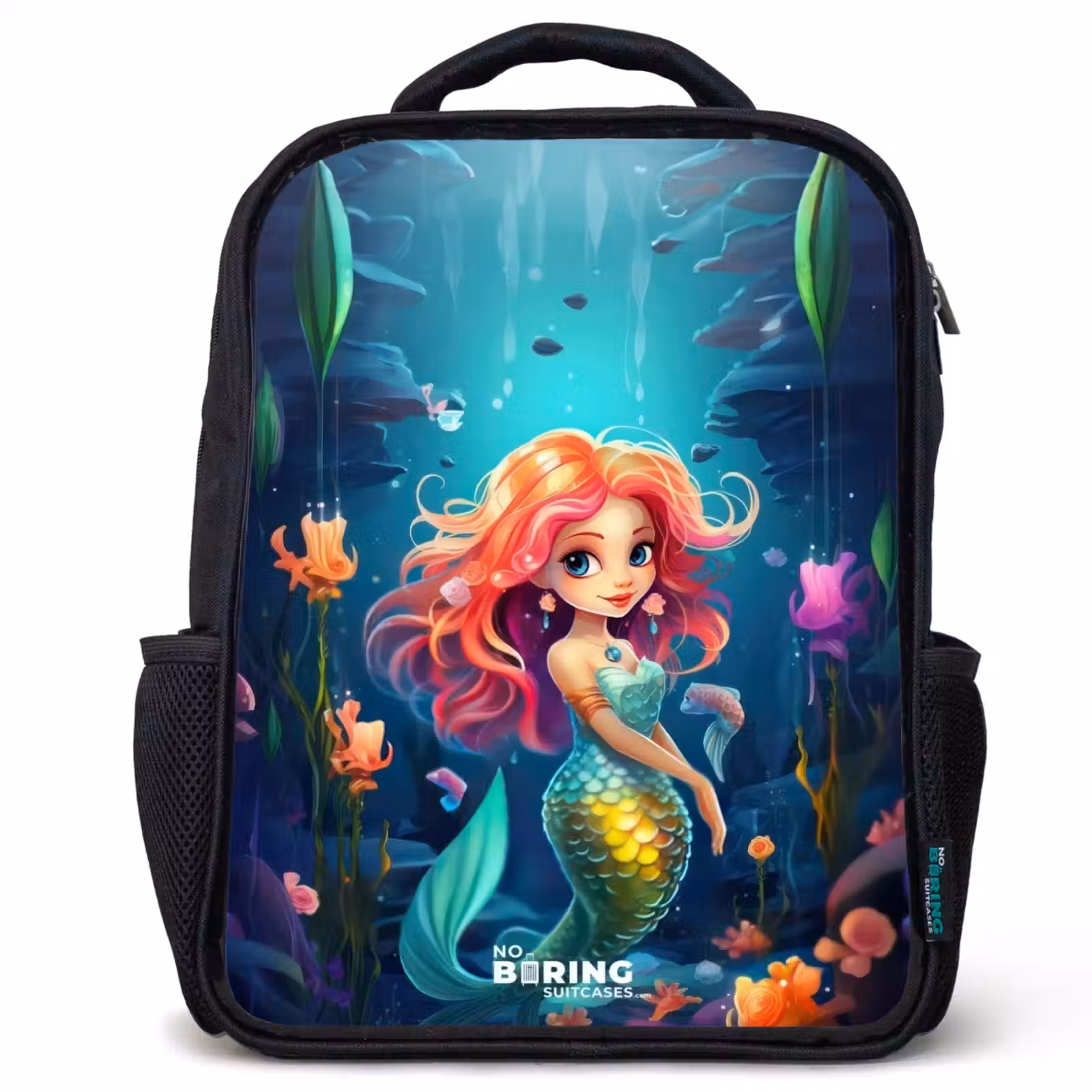Kids backpack - Black - Coral Queen — 1