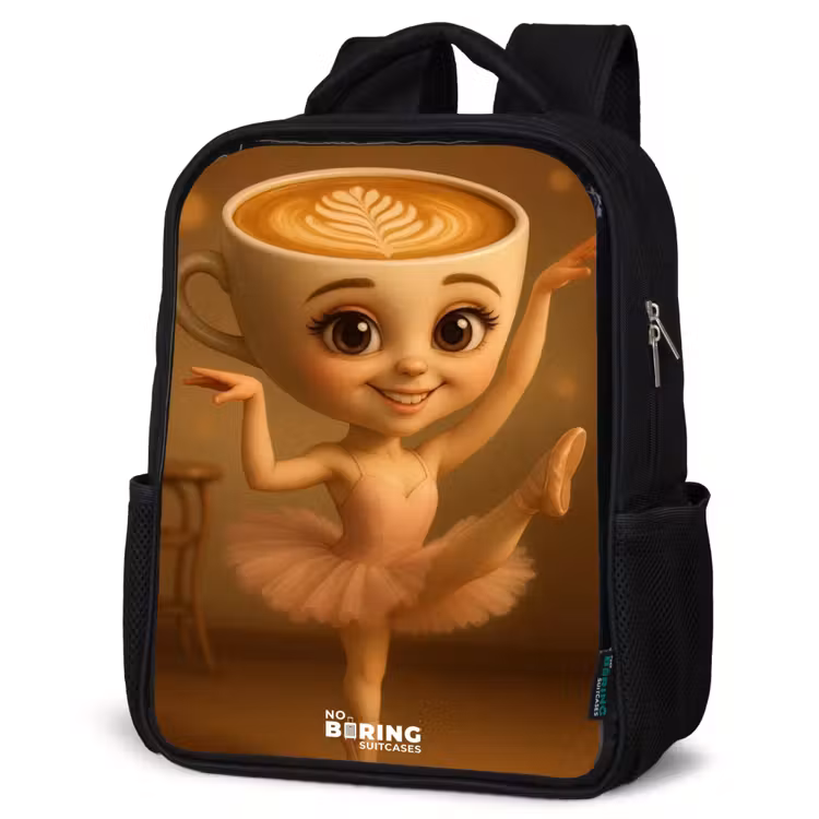 Kids backpack - Black - Ballerina Cappuccina — 4