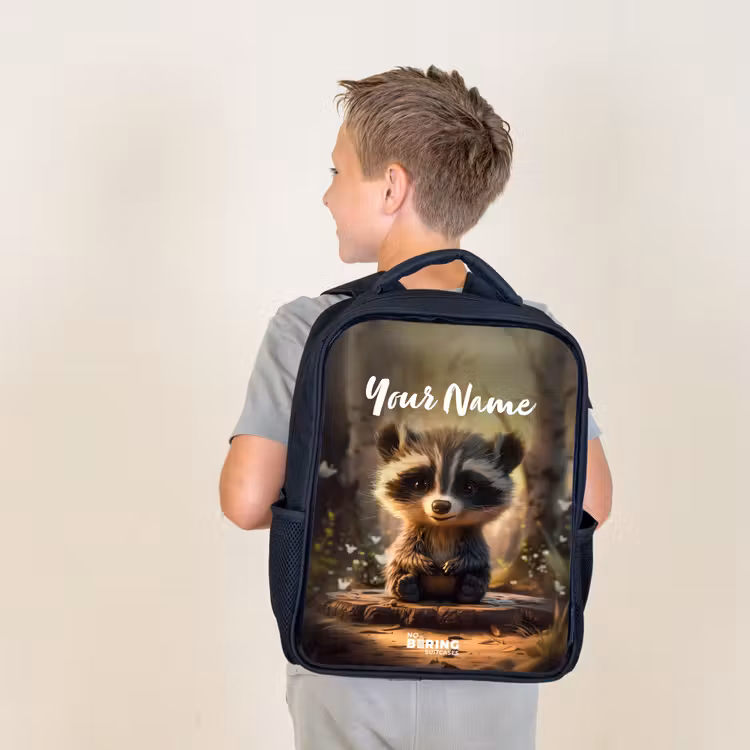 Kids backpack - Black - Bobby Bosboom — 2